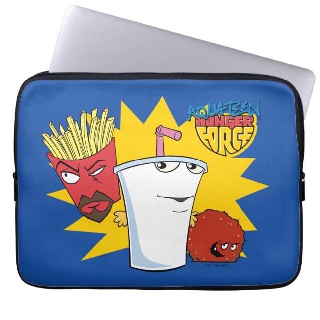 Aqua Teen Hunger Force Explosive Graphic Laptop Sleeve (Voorkant)