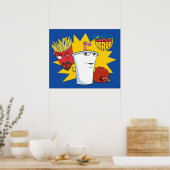 Aqua Teen Hunger Force Explosive Graphic Poster (Keuken)