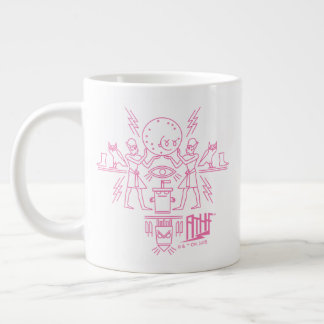 Aqua Teen Hunger Force Hieroglyphics Extra Grote Beker