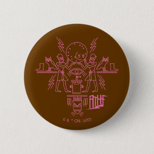 Aqua Teen Hunger Force Hieroglyphics Ronde Button 5,7 Cm