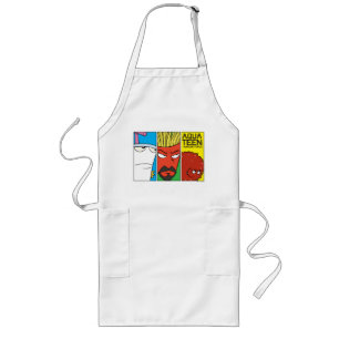 Aqua Teen Hunger Force Karakterpaneel Grafisch Lang Schort