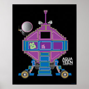 Aqua Teen Hunger Force Mooninites Car Poster