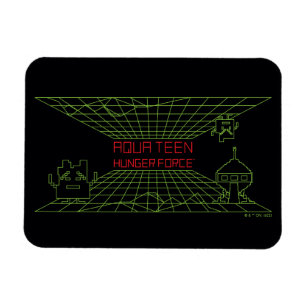 Aqua Teen Hunger Force Mooninites Game Logo Magneet