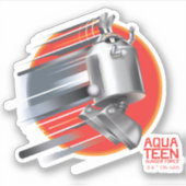 Aqua Teen Hunger Force Rabbot Sticker (Voorkant)