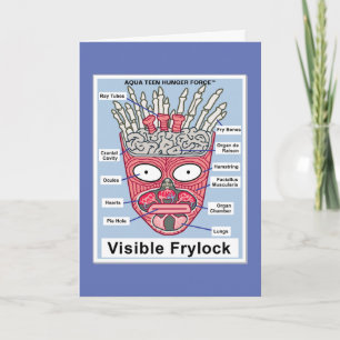 Aqua Teen Hunger Force Visible Frylock Poster Kaart