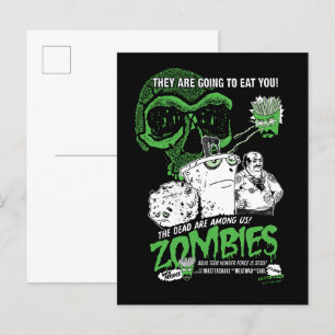 Aqua Teen Hunger Force Zombies Poster Briefkaart