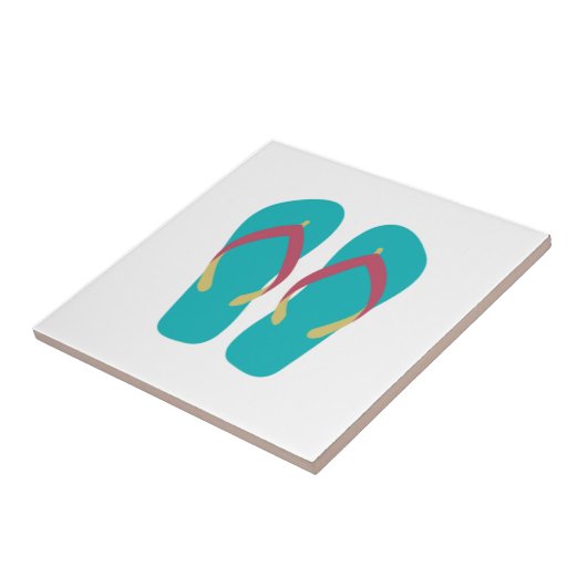 Aqua Teenslippers Tegeltje (Zijkant)