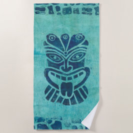 Aqua Tiki Beach Towel Strandlaken