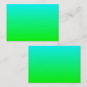Aqua to Green Visitekaartje (Voorkant / Achterkant)