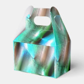 Aqua to wooded texture with digital rough and line bedankdoosjes (Achterkant)