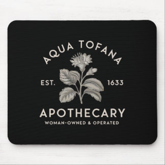 Aqua Tofana Apothecary Est 1633 Vrouw Eigendom Ope Muismat