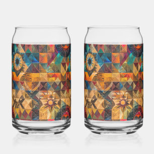 Aqua translucide "Artistérie héritée" 16oz verre P