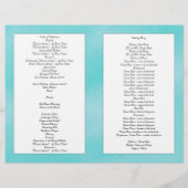 Aqua Tropisch-katholieke weddenschappen (Achterkant)