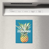 Aqua tropische ananas magneet (Insitu (Vaatwasser))