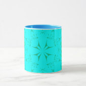  Aqua Turquoise Bohemian Tribal Pattern Mok (Midden)