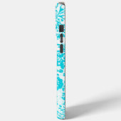 Aqua Turquoise Damask Persoonlijke iPhone Case-Mate iPhone Case (Achterkant / Links)