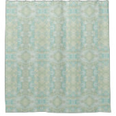Aqua Turquoise Douchegordijn (Voorkant)