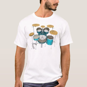 Aqua/Turquoise Drum Kit: T-shirt