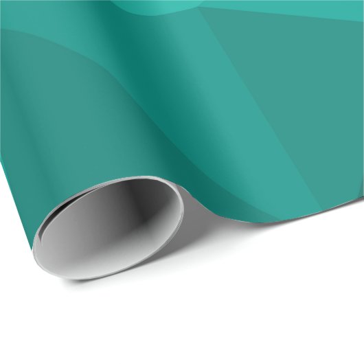 Aqua Turquoise Gradient Geometric Mesh Pattern Cadeaupapier (Rol Hoek)