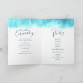 Aqua turquoise Programmes de mariage d'art abstrai (Intérieur)