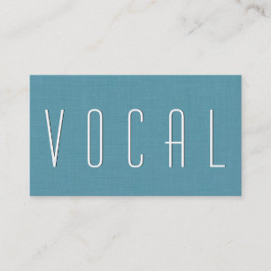 Aqua VOCAL COACH Simple Style V52 Visitekaartje