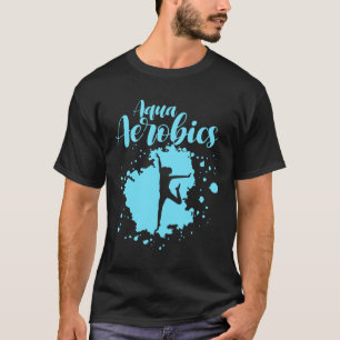 Aqua water aerobics workout oefening voor yoga vro t-shirt