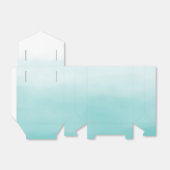 Aqua Waterverf Ombre Bedankdoosjes (Uitgevouwen)