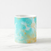 Aqua Waterverf Wash & Monogram Mok (Center)