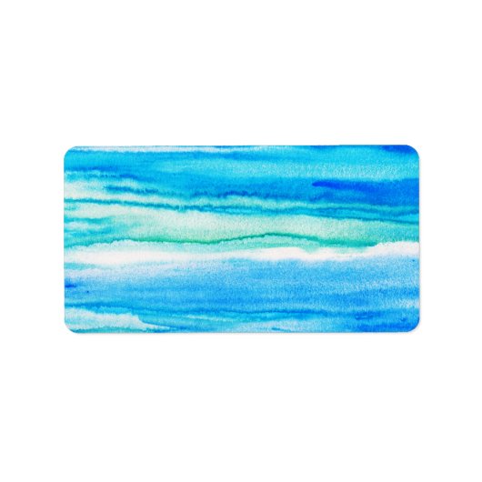 Aqua Waves Etiket (Voorkant)