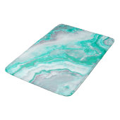 Aqua White Gemstone Agate Mineral Quartz Badmat (Gekanteld)