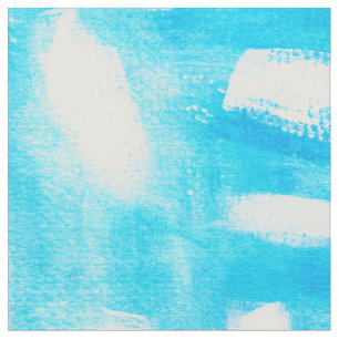 Aqua witte, met de hand geschilde borstels van de stof