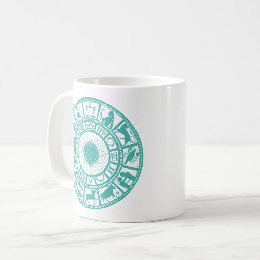 Aqua Zodiac Mug (Devant gauche)