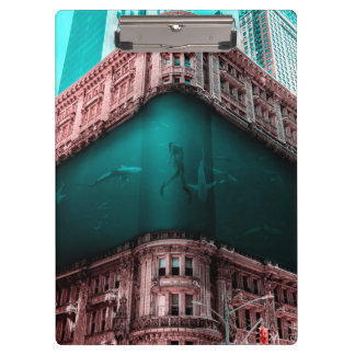 AquaBuilding |Colorful Aquarium Klembord