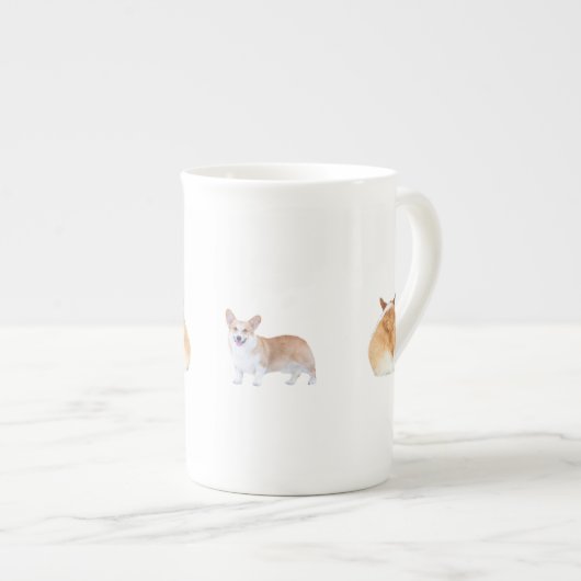 aquacorg : Tasse de Chine d'os (Devant droit)