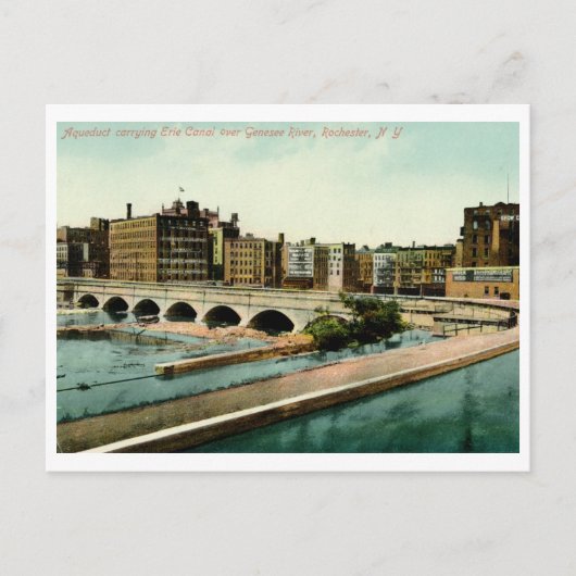 Aquaduct, Rochester, NY Vintage Briefkaart (Voorkant)