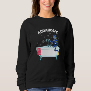 Aquaholic duiker Scuba Diving Ocean Zee Onderwater Trui