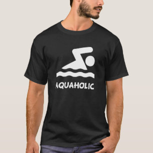 Aquaholic Swimmer T-shirt