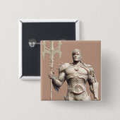 Aquaman Alternate Vierkante Button 5,1 Cm (Voorkant /achterkant)