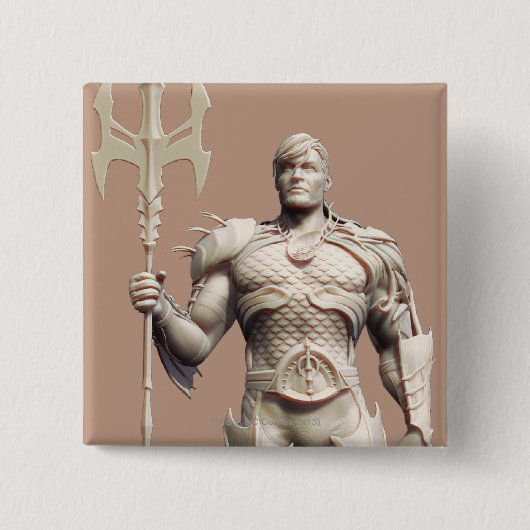 Aquaman Alternate Vierkante Button 5,1 Cm (Voorkant)
