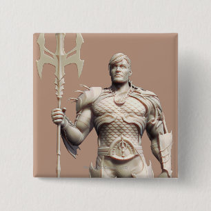 Aquaman Alternate Vierkante Button 5,1 Cm