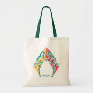 Aquaman Aquaman & Mera Thed Seashell Logo Tote Bag