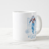 Aquaman - Atlantis Surf Club Extra Grote Beker (Voorkant rechts)