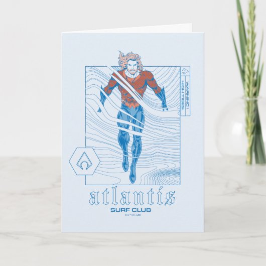 Aquaman - Atlantis Surf Club Kaart (Voorkant)