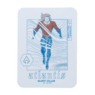 Aquaman - Atlantis Surf Club Magneet