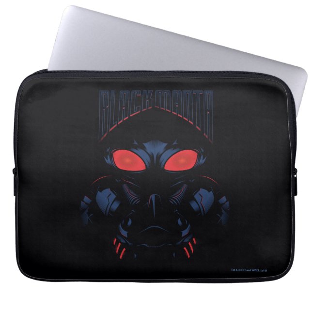 Aquaman | Black Manta Shadowy Graphic Laptop Sleeve (Voorkant)