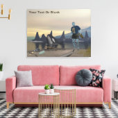 Aquaman Canvas Afdruk (Insitu (Woonkamer))