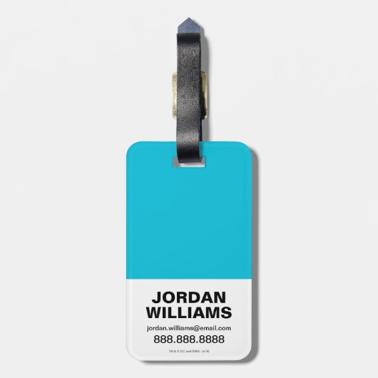 Aquaman | Chibi Aquaman Undersea Grafisch Bagagelabel (Achterkant verticaal)