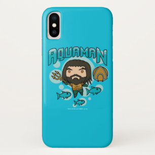 Aquaman   Chibi Aquaman Undersea Grafisch iPhone X Hoesje