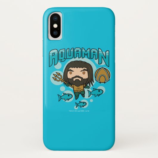 Aquaman | Chibi Aquaman Undersea Grafisch Case-Mate iPhone Case (Achterkant)