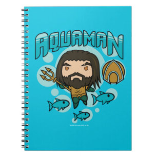 Aquaman Chibi Aquaman Undersea Grafisch Notitieboek
